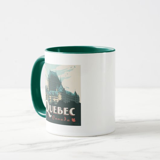 Quebec Kanada | Château Frontenac Tasse (Vorderseite Links)