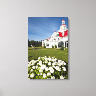 Quebec, Kanada. Historisches Hotel Tadoussac, 3 Leinwanddruck