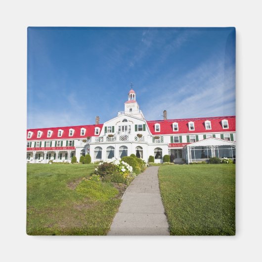 Quebec, Kanada. Historisches Hotel Tadoussac, Magnet (Vorne)