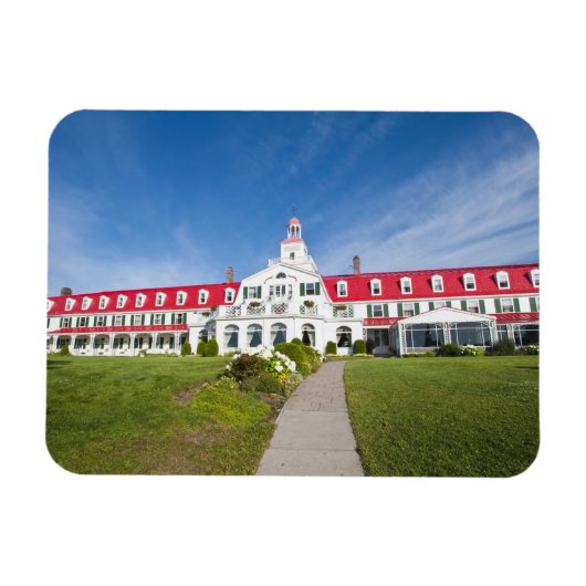Quebec, Kanada. Historisches Hotel Tadoussac, Magnet (Horizontal)