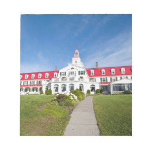 Québec, Kanada. Historisches Hotel Tadoussac, Notizblock