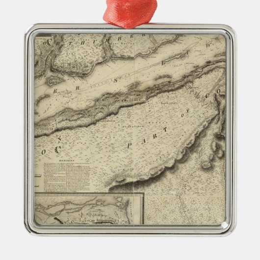 Quebec, Kanada Ornament Aus Metall (Vorne)