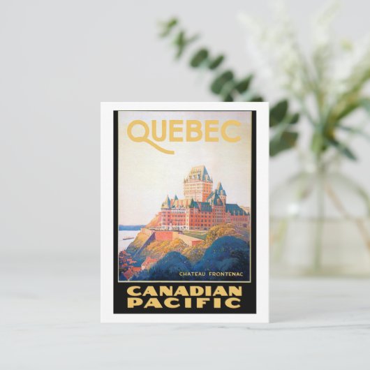 Quebec - Kanada Postkarte (Stehend Vorderseite)