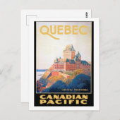 Quebec - Kanada Postkarte (Vorne/Hinten)