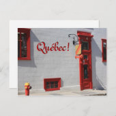Quebec, Kanada Postkarte (Vorne/Hinten)
