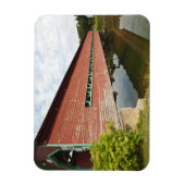 Quebec, Kanada. Überdachte Brücke von Galicien Magnet (Vertikal)