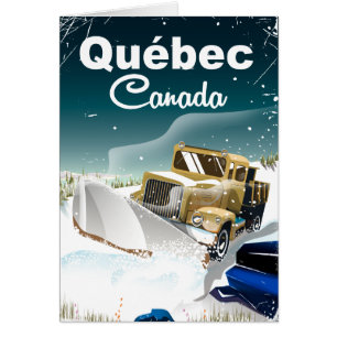 Québec Kanada Vintage-Reiseposter