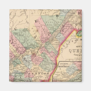 Quebec Karte von Mitchell Magnet