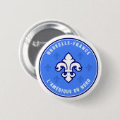 Quebec, La Belle Province Button (Vorne & Hinten)