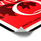 Quebec, Landschaft, Kanada, Natur, Vintage Poster (Ecke)