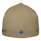 Quebec Libre Fleur de Lis Symbol der französischen Bestickte Baseballkappe (Rückseite)
