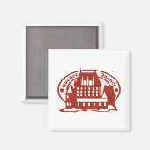 Quebec Magnet (Vorderseite/Rückseite)