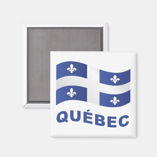 Québec Magnet (Vorderseite/Rückseite)