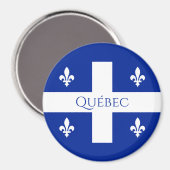 Quebec-Magnet Magnet (Vorderseite/Rückseite)