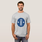 QUEBEC-Mann-graues T-Shirt (Vorne ganz)