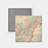 Quebec Map von Mitchell Magnet (Vorderseite/Rückseite)