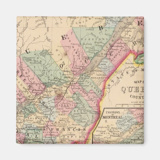 Quebec Map von Mitchell Magnet (Vorne)