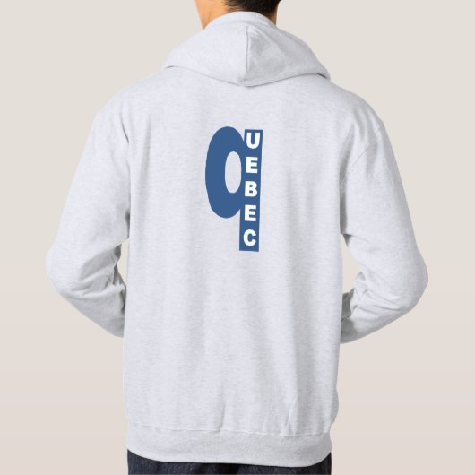 QUEBEC-Menschenrücken-Kapuzenpullover Hoodie (Rückseite)