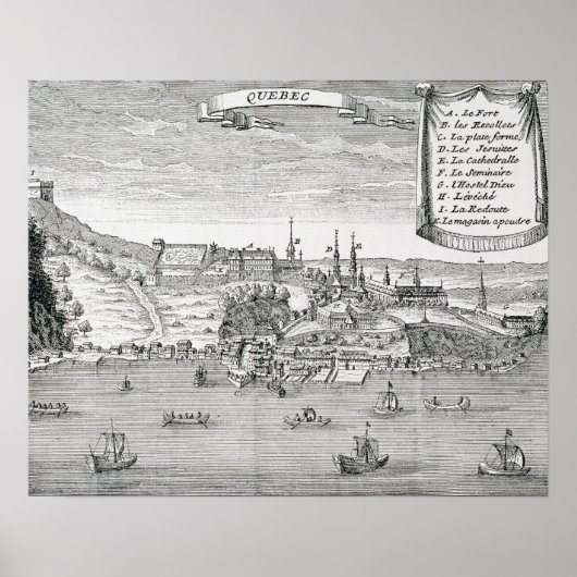 Quebec nach La Potherie Poster (Vorne)