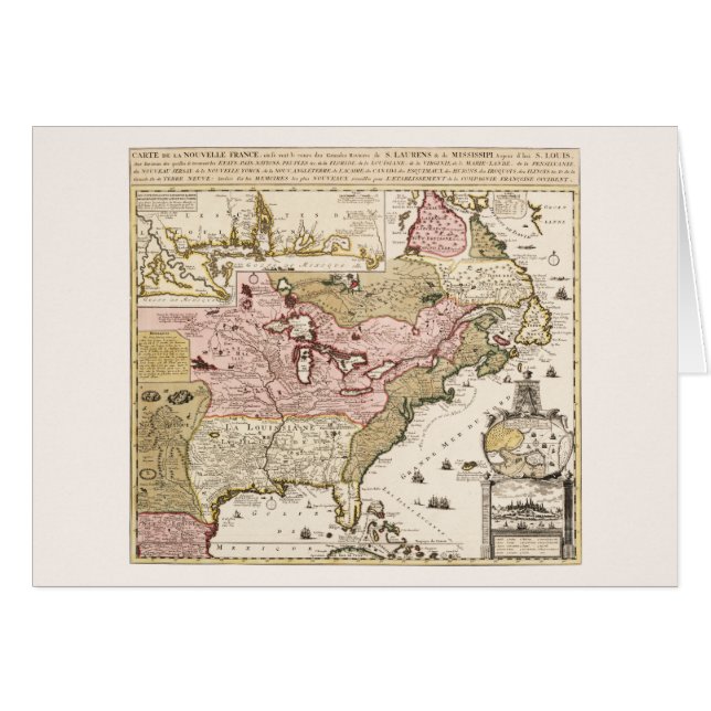 Quebec/Nouvelle-France mittelalterliche französisc (Vorderseite (Horizontal))