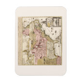 Quebec/Nouvelle-France mittelalterliche französisc Magnet (Vertikal)