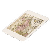 Quebec/Nouvelle-France mittelalterliche französisc Magnet (Linke Seite)