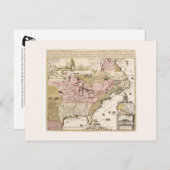 Quebec/Nouvelle-France mittelalterliche französisc Postkarte (Vorne/Hinten)