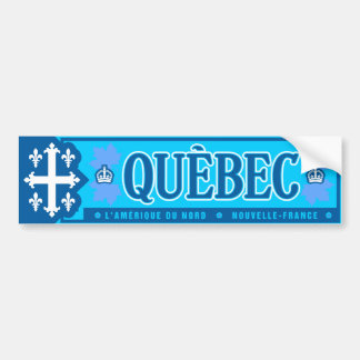 Québec. Nouvelle-Frankreich Autoaufkleber