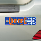 Québec. Nouvelle-Frankreich Autoaufkleber (Auf Auto)