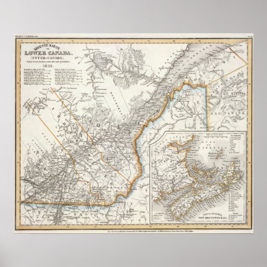 Quebec, Nova Scotia, New Brunswick Poster (Vorne)