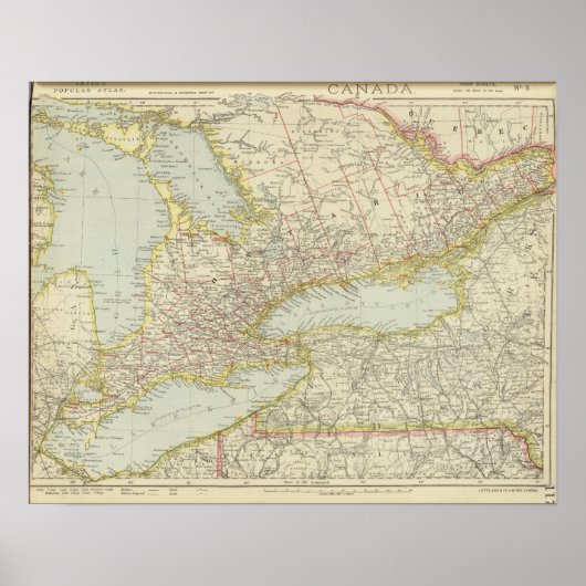 Quebec, Ontario, Kanada Poster (Vorne)