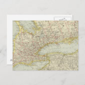 Quebec, Ontario, Kanada Postkarte (Vorne/Hinten)