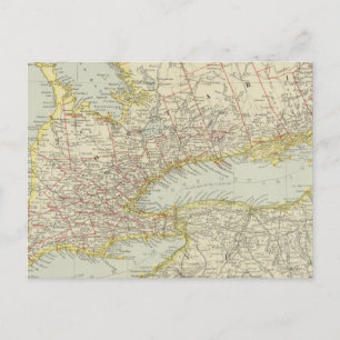 Quebec, Ontario, Kanada Postkarte