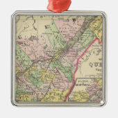 Quebec Ornament Aus Metall (Vorne)