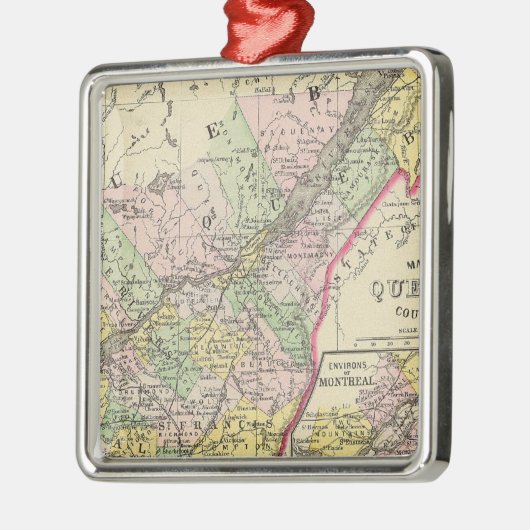 Quebec Ornament Aus Metall (Links)