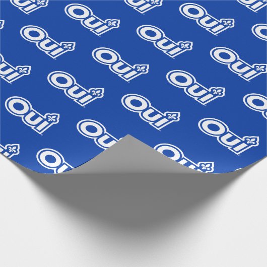 QUEBEC OUI GESCHENKPAPIER (Ecke)