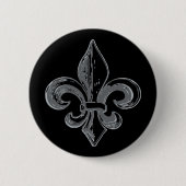 Québec patriote fleur de lys français médieval button (Vorderseite)