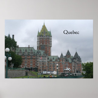 Quebec-Plakat Poster