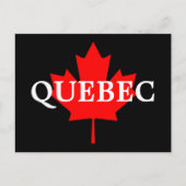 QUEBEC POSTKARTE (Vorderseite)