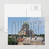 Quebec Postkarte (Vorne/Hinten)