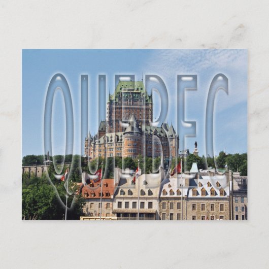 Quebec Postkarte (Vorderseite)
