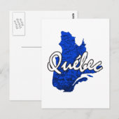 Quebec Postkarte (Vorne/Hinten)