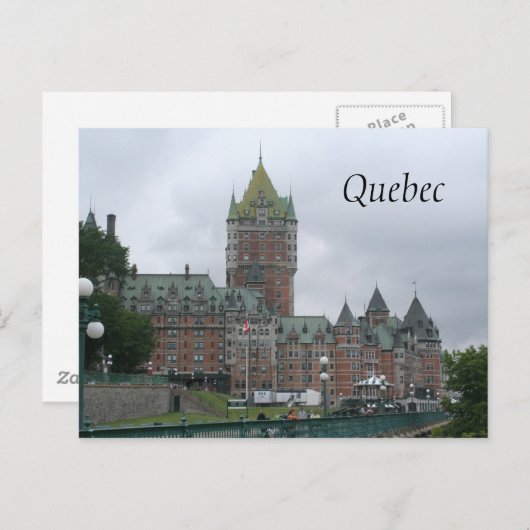 Quebec Postkarten (Vorne/Hinten)
