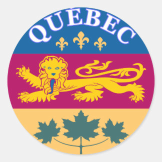 Quebec, Provinz La Belle Runder Aufkleber
