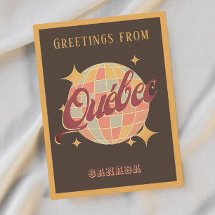 Québec Quebec Kanada Retro-Postkarte Postkarte