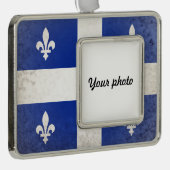 Quebec Rahmen-Ornament Silber (Rechts)