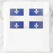 Quebec Rechteckiger Aufkleber (Tasche)