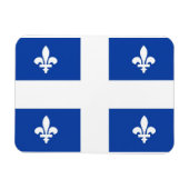 Quebec-Region Kanadas Landesflagge Magnet (Horizontal)