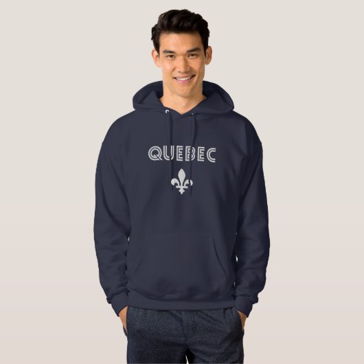 Quebec Retro Hoodie (Vorne ganz)