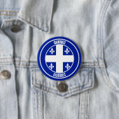 Quebec Round Emblem Button (Beispiel)